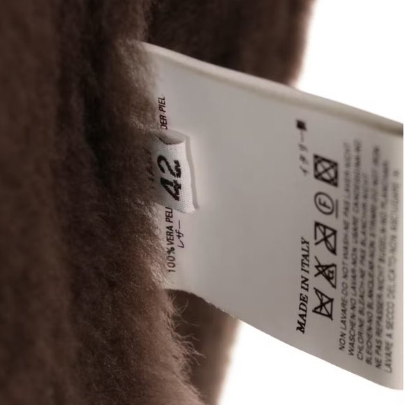 Maison Margiela Garderobe Sherpa Lined Leather Jacket - Picture 6 of 6